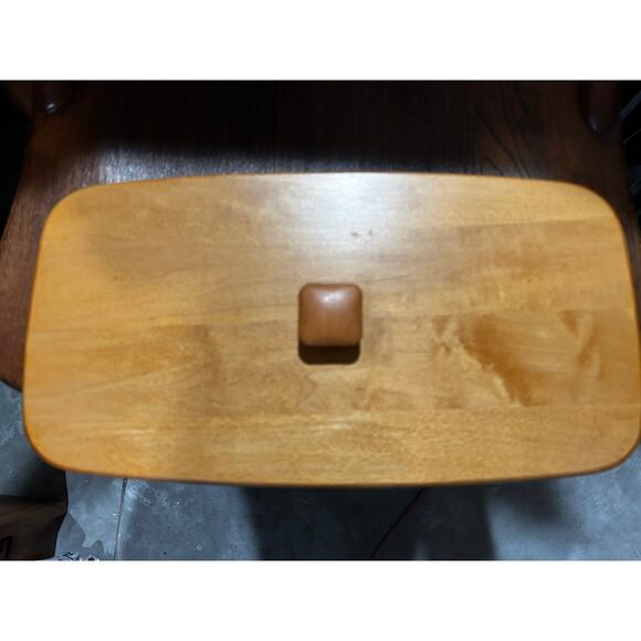 Longaberger Bread / Vanity basket lid Woodcrafts classic stain - Picture 1 of 2